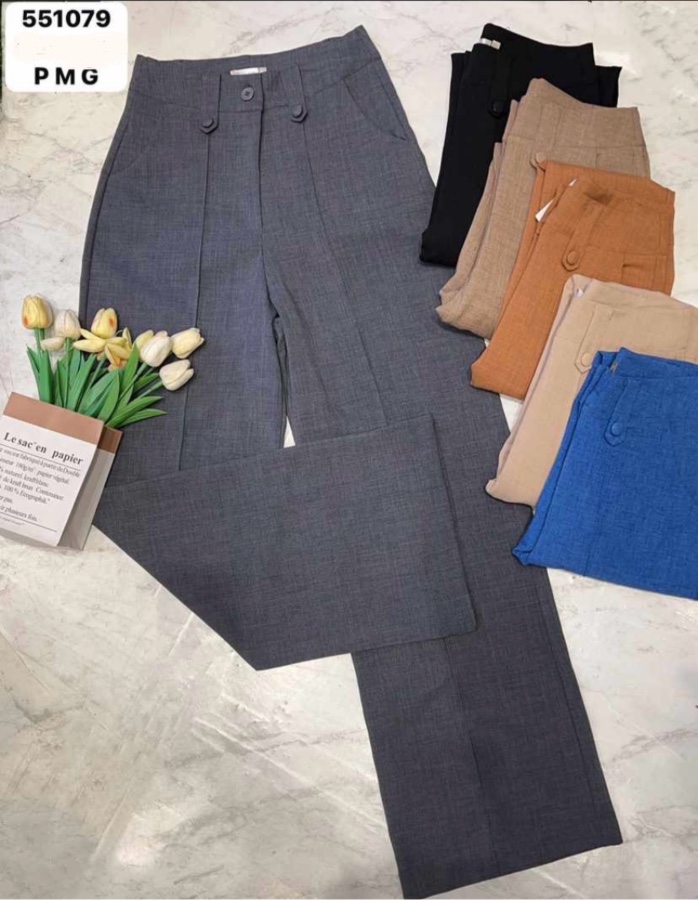 Calça pantalona linho 