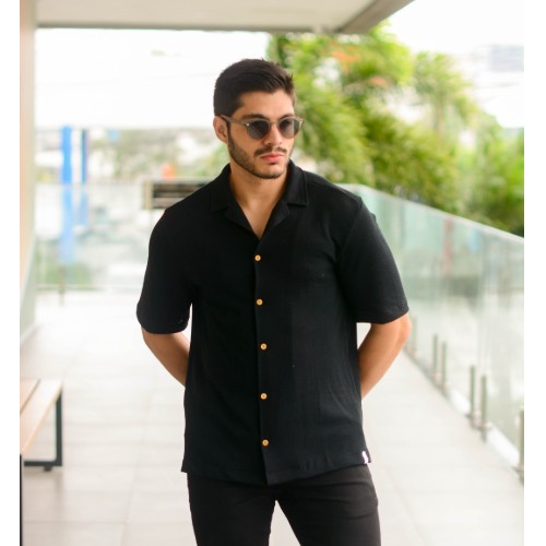 CAMISA GOLA CUBANA TRICOT