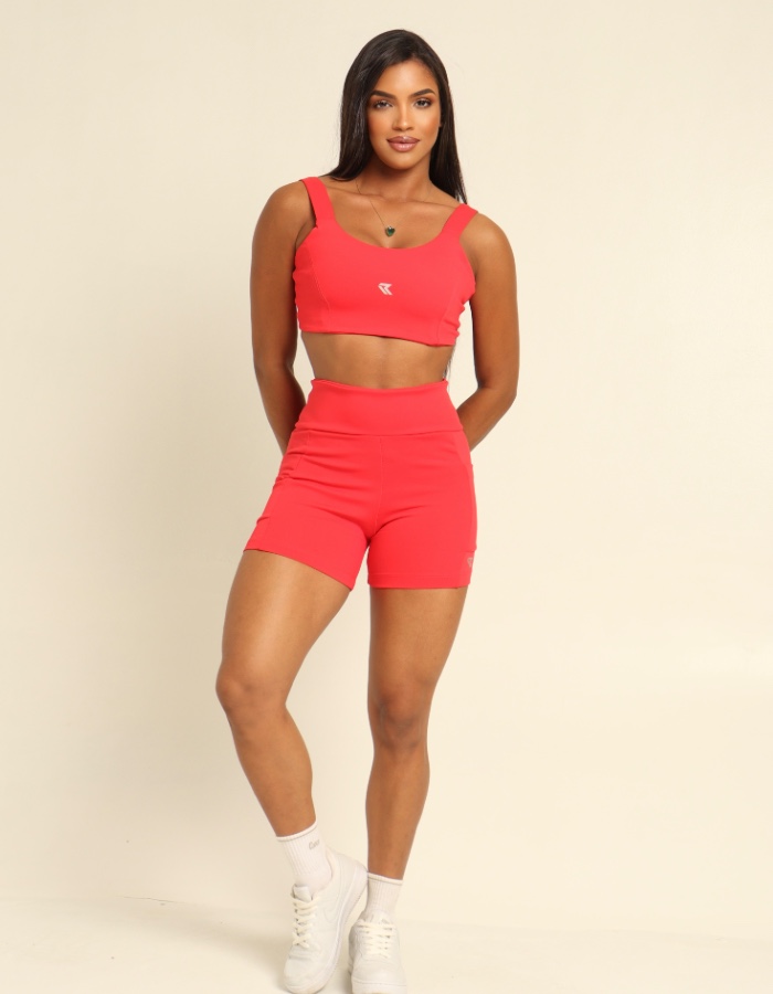 Conjunto Short+Top Red Pink
