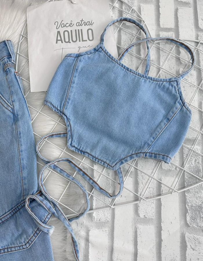 CROPPED COSTAS COM AMARRAÇÃO (AVULSO)