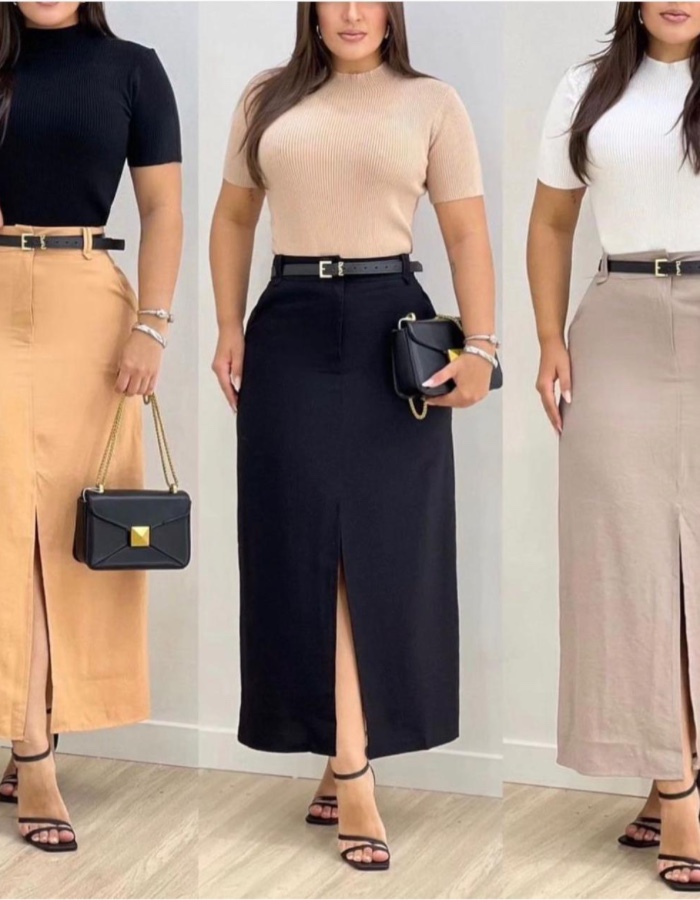 Saia fenda Angélica