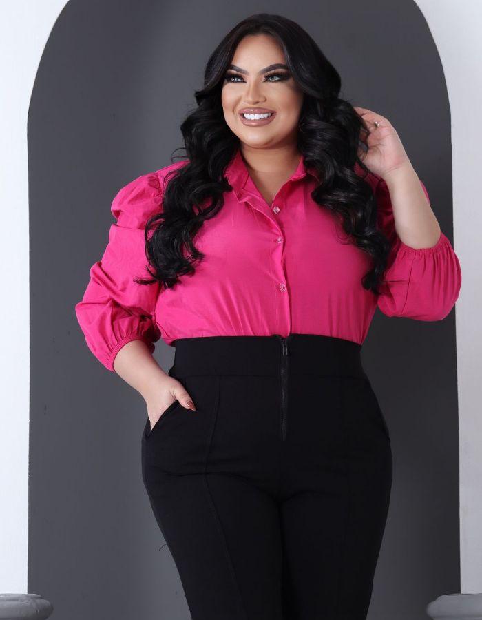 camisa manga princesa c elastico