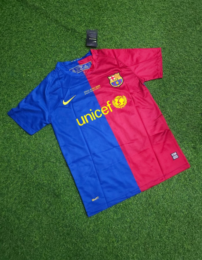 CAMISA RETRÔ BARCELONA FINAL UEFA CHAMPIONS LEAGUE 2008/09
