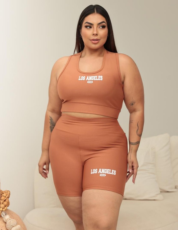 conjunto academia plus size Los Angeles