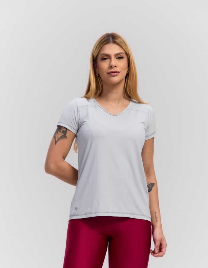 Blusa de manga detalhe frente e costa 