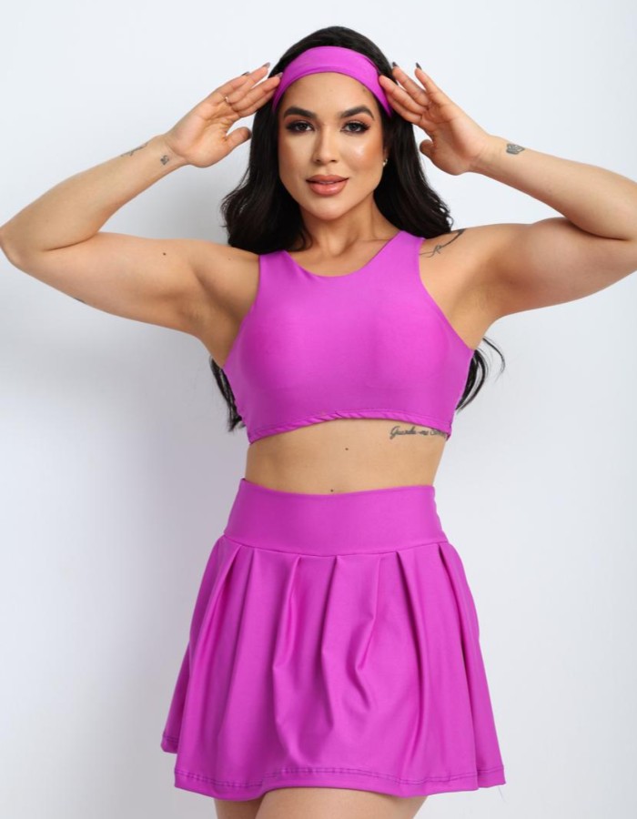 Conjunto short saia e top