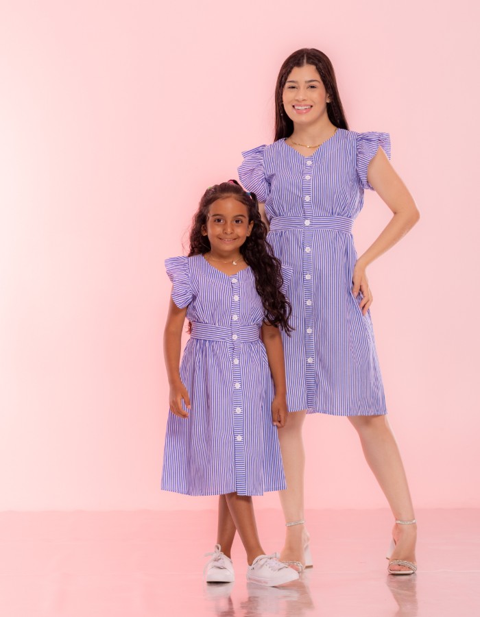 VESTIDO BABADINHO ( TEC. TRICOLINE 100% ALGODÃO)