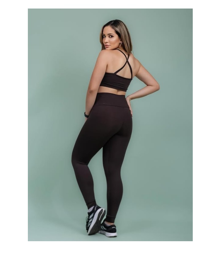 CONJ. CALÇA POLIAMIDA GRAMATURA 350COM CADARÇO COM TOP CRUZADO