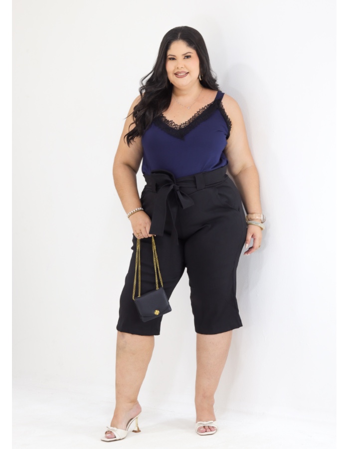 Blusa Alça e renda 