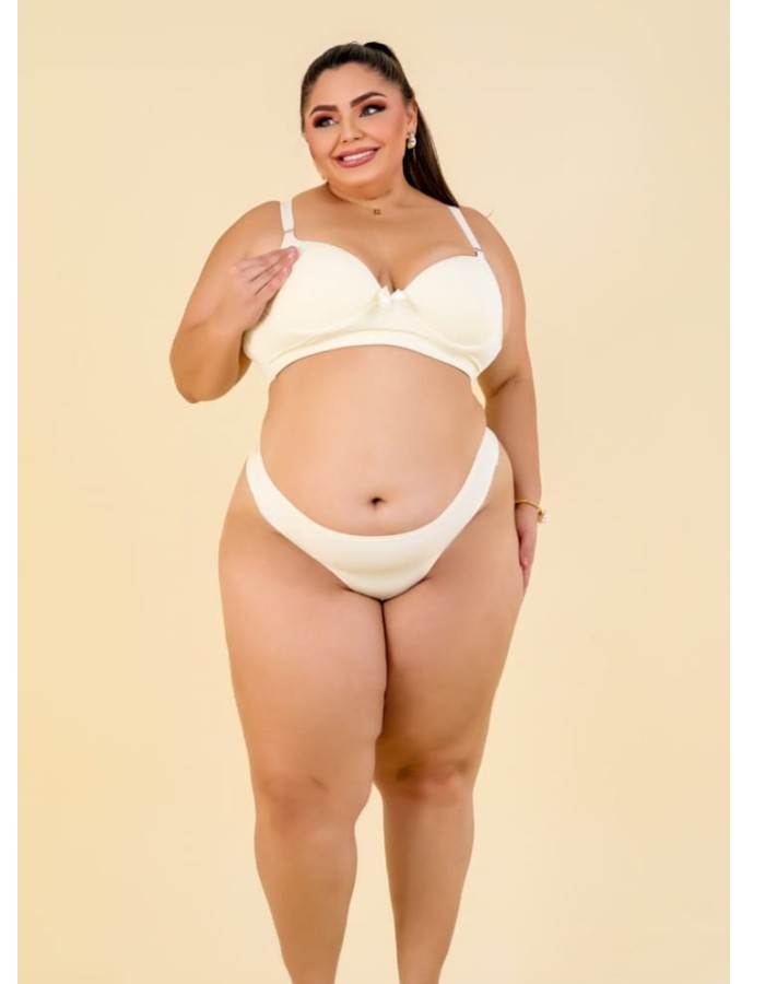 CONJUNTO FIO DUPLO BÁSICO PLUS SIZE 80 - 21 1373
