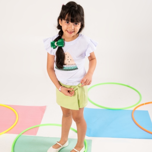 SHORT SAIA ALFAIATARIA MENINA