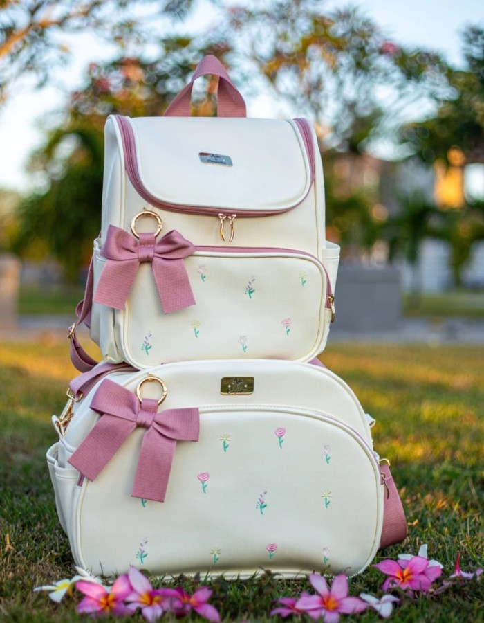 CONJUNTO BOLSA MARANATA BLOOM ARTE E COMPANHIA 