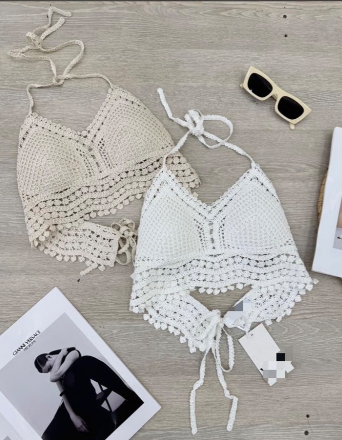 Croped de crochê Graziela 