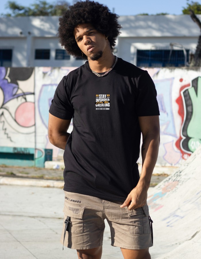 CAMISA DIFERÊNCIADA COTTON - STAY INSPIRED