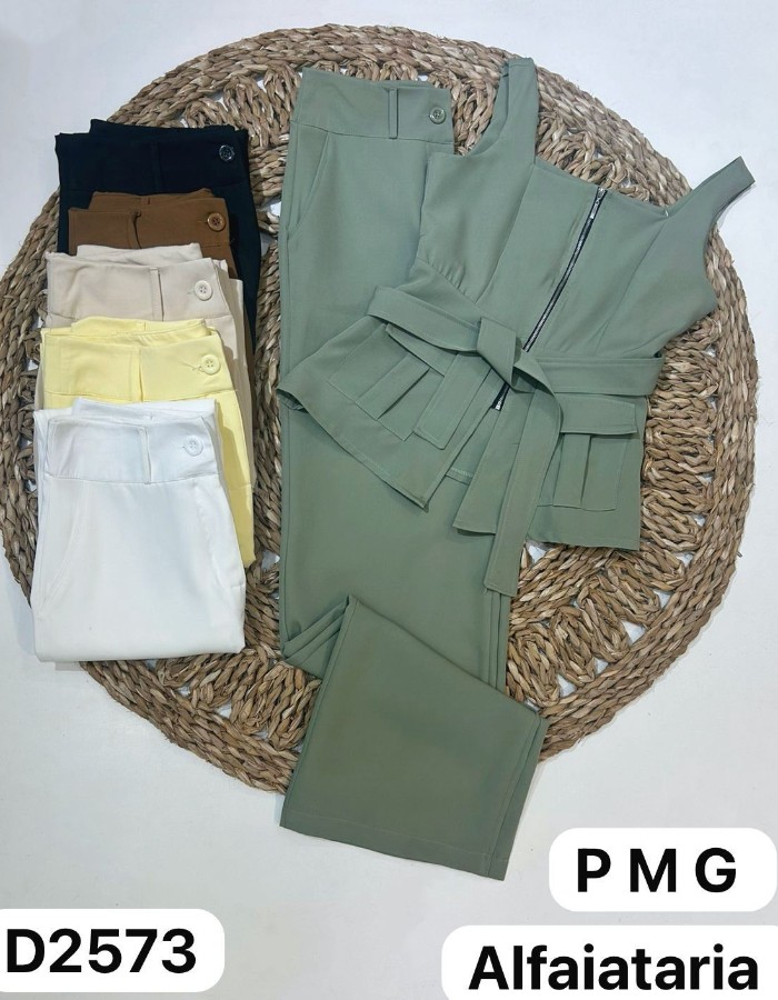 CONJUNTO ALFAIATARIA C/ZIPER