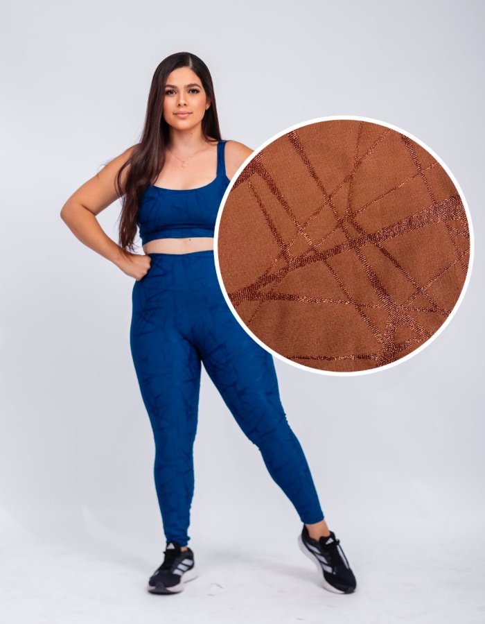 CONJ. CALÇA PRADA COM TOP DE ALÇA LARGA