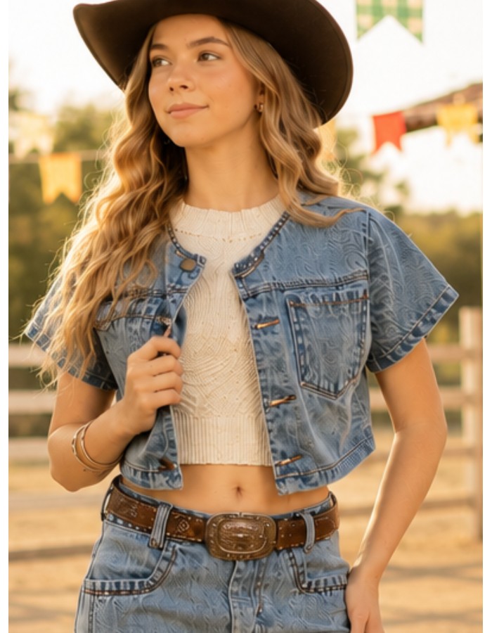 JAQUETA M/C JEANS