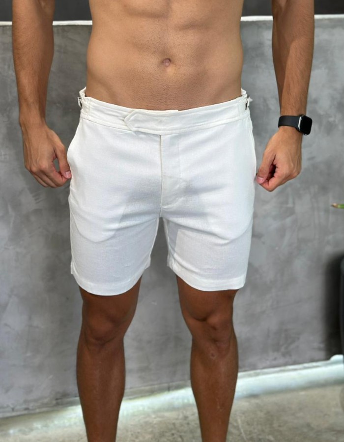 BERMUDA LINHO VERANO OFF WHITE
