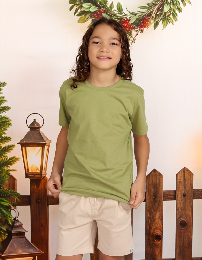 CAMISA LISA BÁSICA 10 AO 16