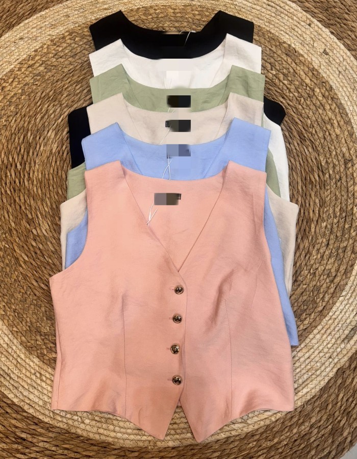 COLETE TECIDO MARANTE 