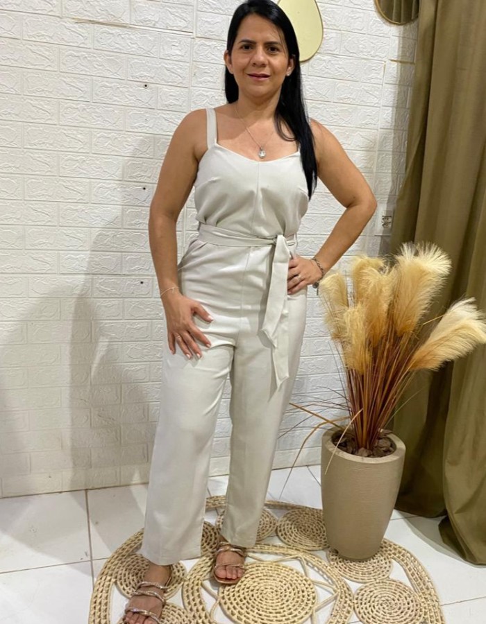 Macacão Tecido Twill