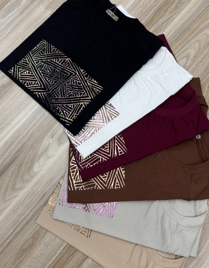 ESTAMPADA FOIL NOME CENTRO