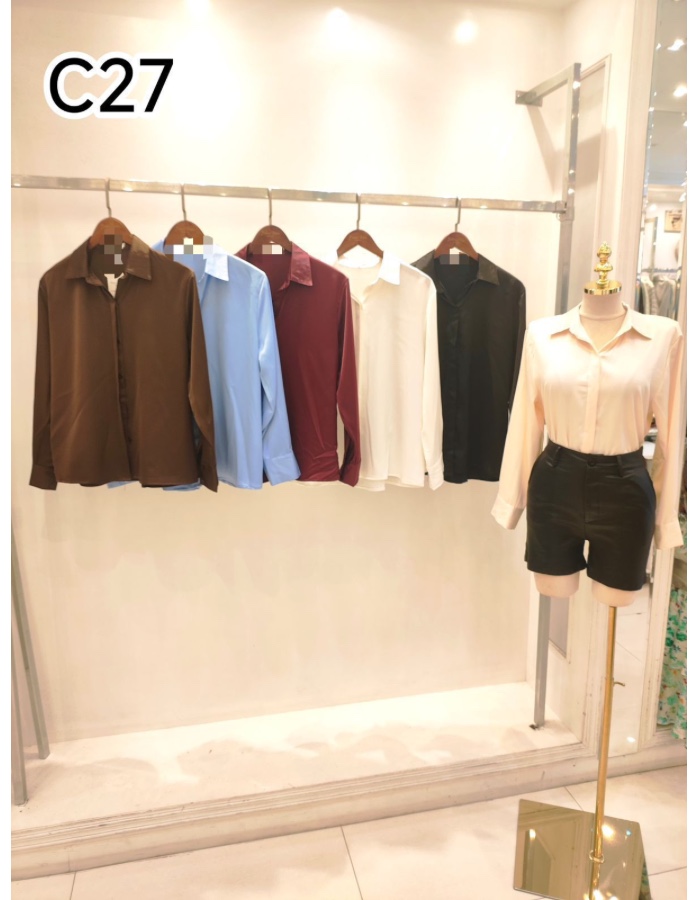Blusa social seda Elisa 