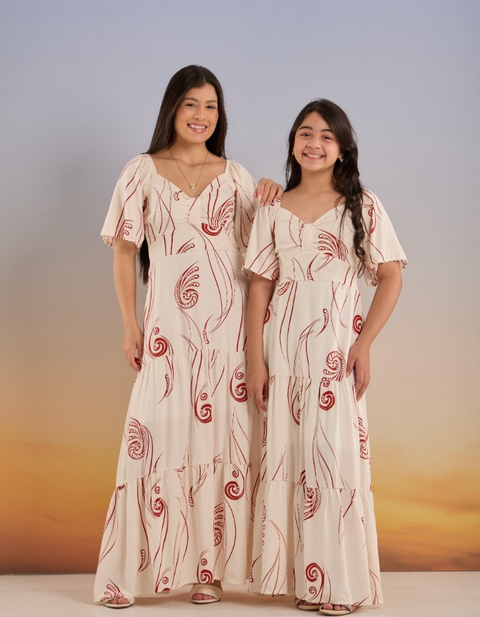 VESTIDO L. DETALHE NO DECOTE (TEC. VISCOLINHO)