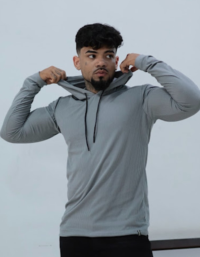 Camisa Manga longa Capuz Premium