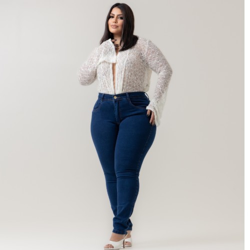 CALÇA SKINNY AMACIADA 