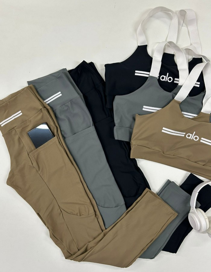 CONJUNTO CALÇA BOLSO ALO PLUS