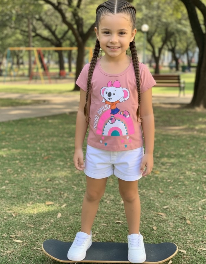 Camiseta Lilica malha cotton