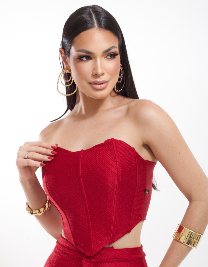 CORSELET ROSSETI COM BARBATANA