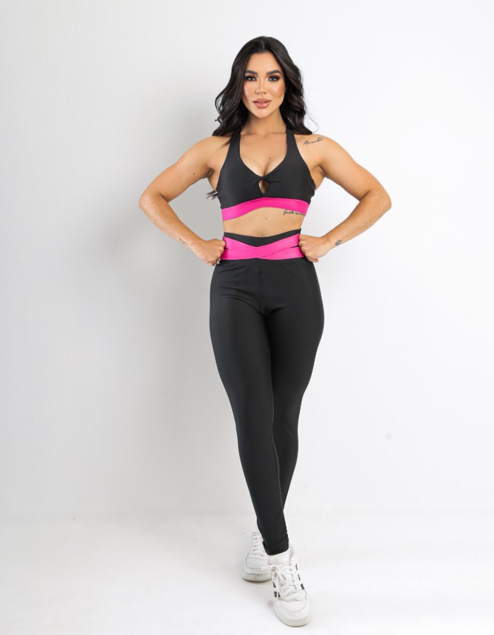 conjunto calça e top