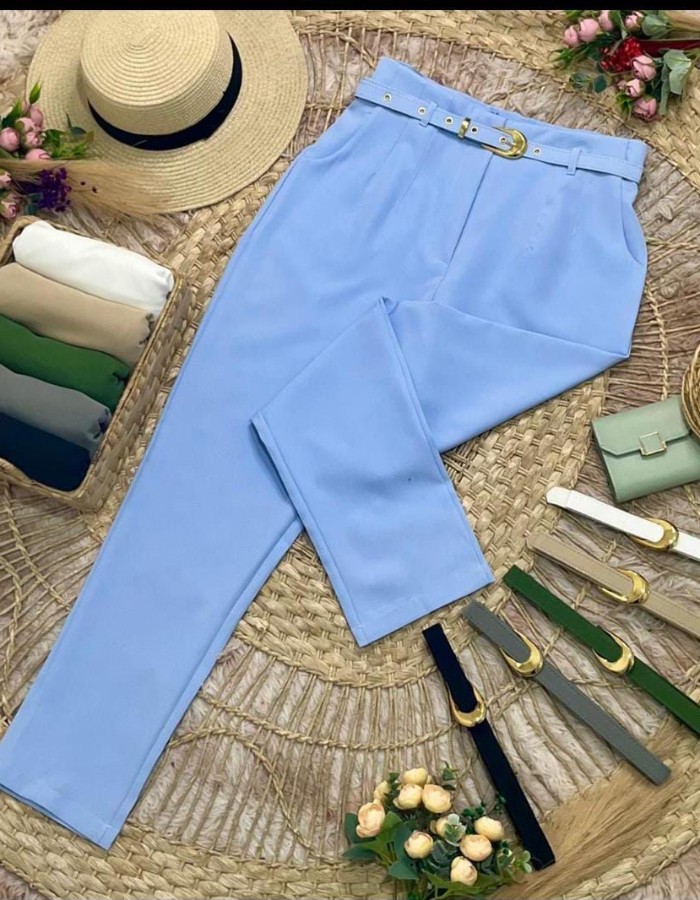 CALÇA ALFAIATARIA C/ CINTO COR DA PEÇA