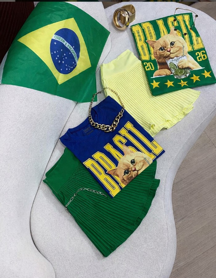 T-SHIRT GATO BRASIL 26