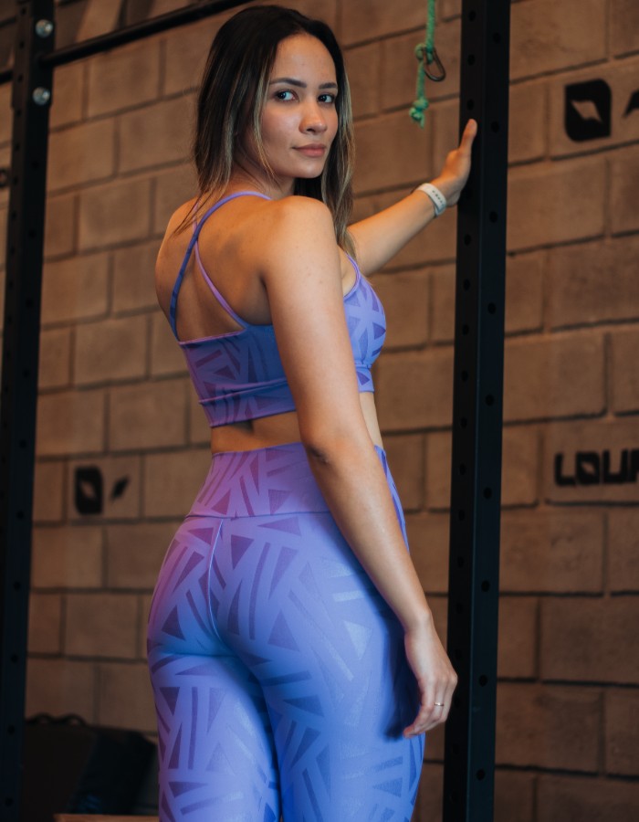 CONJ.LEGGING JACQUARD ELIZA/TOP CRUZADO