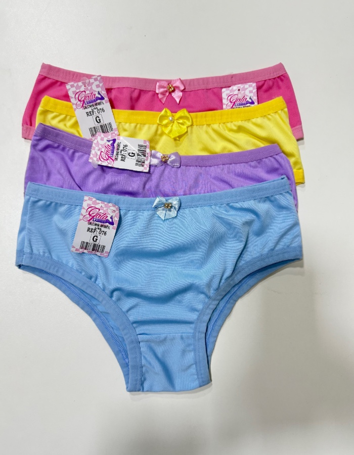 CALCINHA LISA INFANTIL REF 209