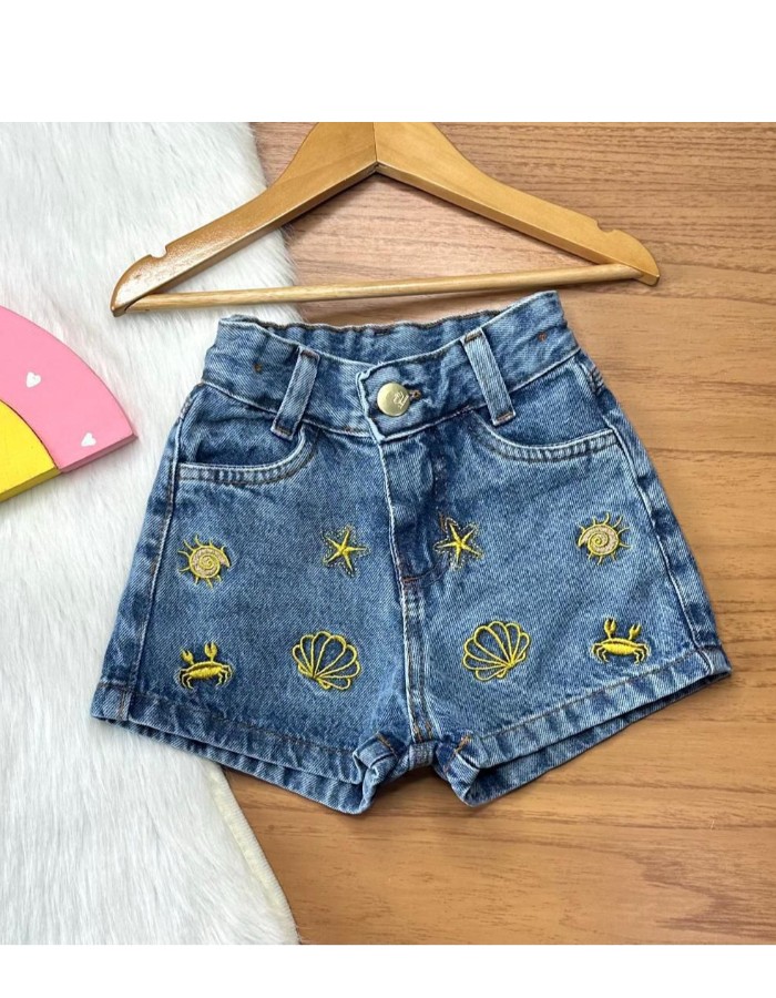 SHORT JEANS CONCHA MAR