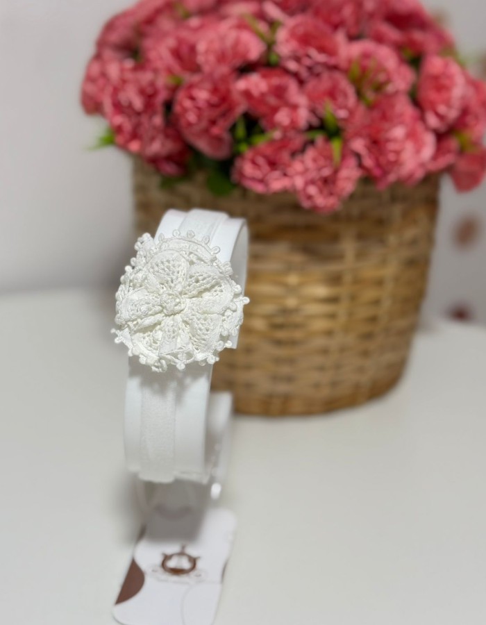 FLOR EM RENASCENÇA BRANCA P