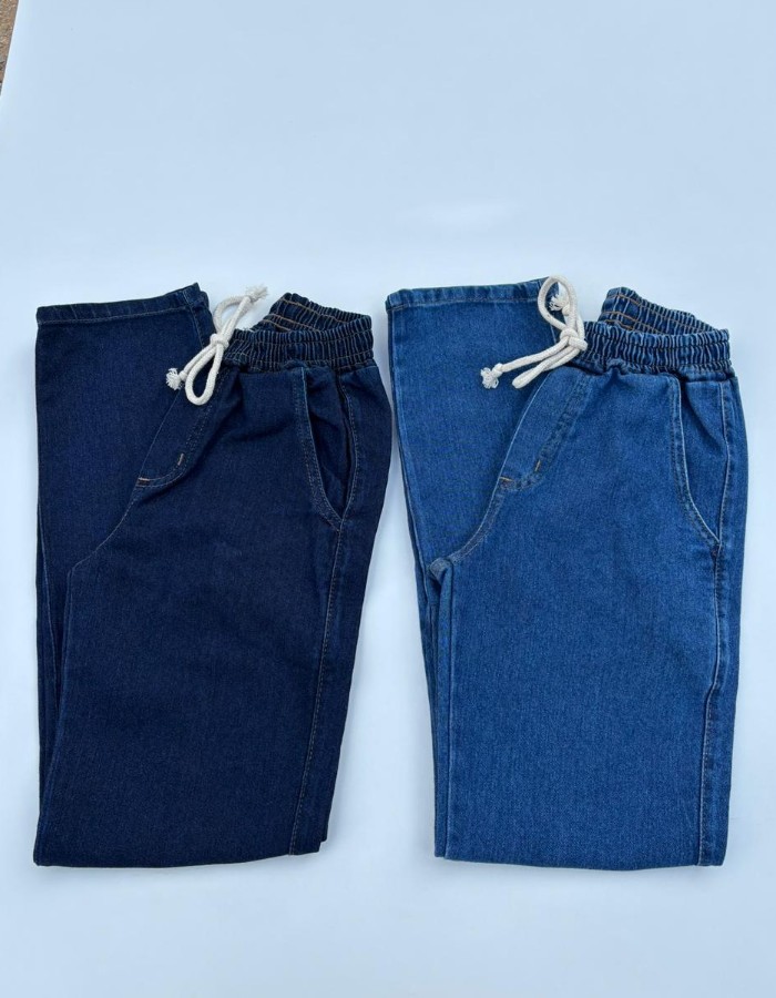 Calça Jeans elástico 100% algodão juvenil