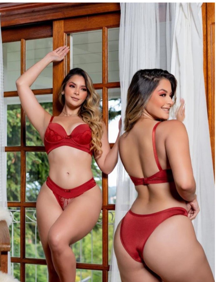 CONJUNTO CALCINHA RENDA FRENTE 22-25