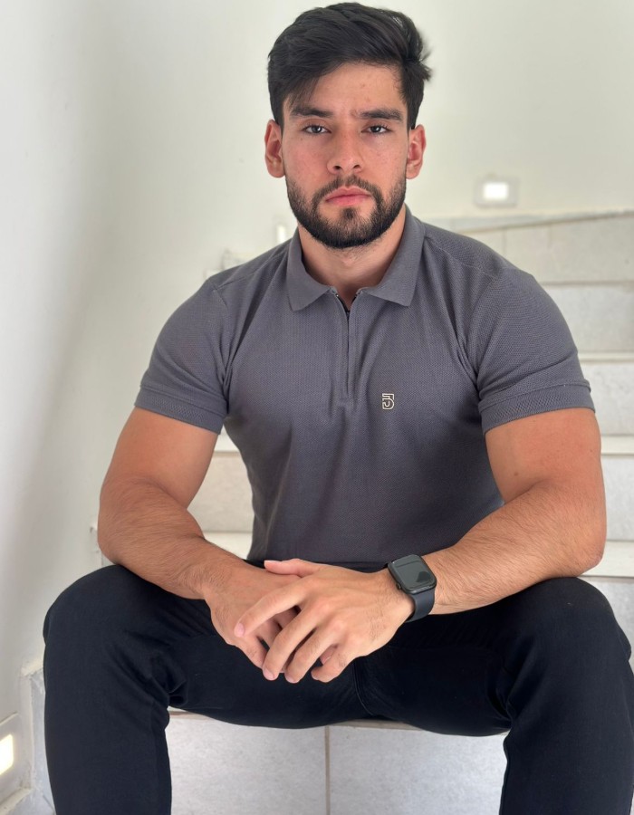 GOLA POLO PIQUET ZIPER