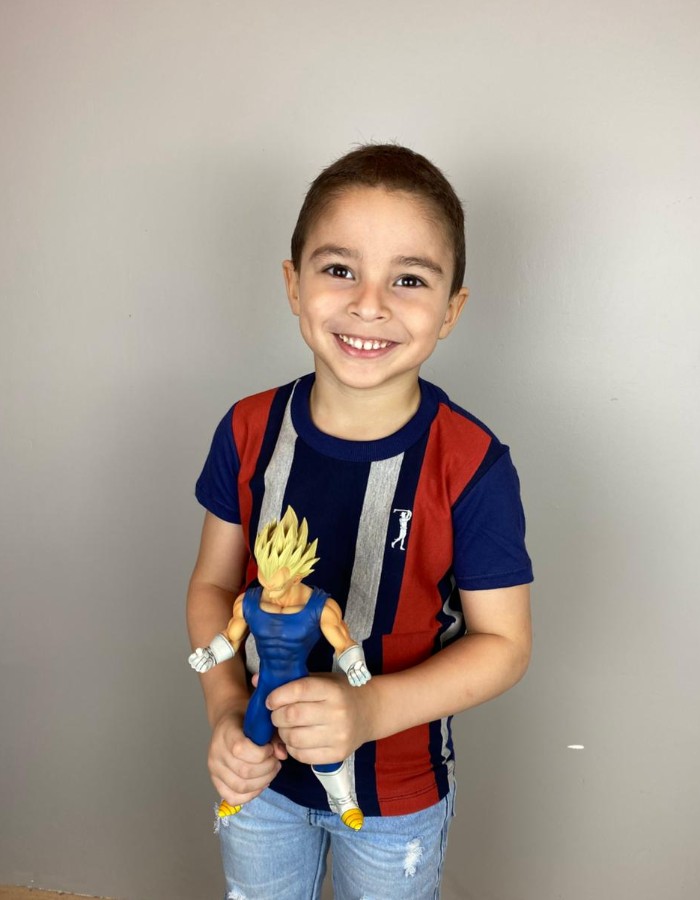 Careca listrada infantil