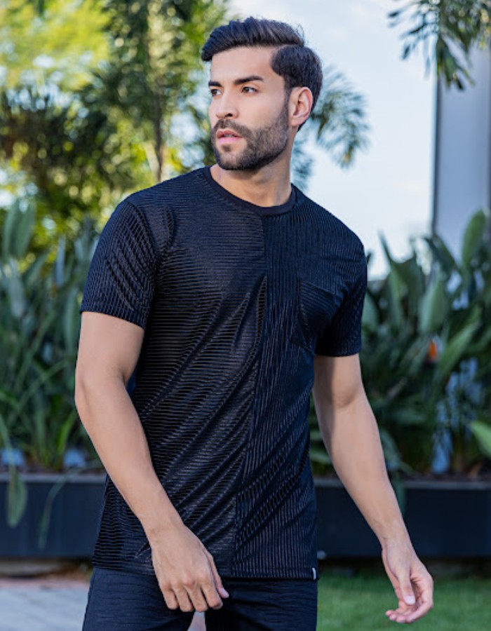 Camisa urban Cut Veludo