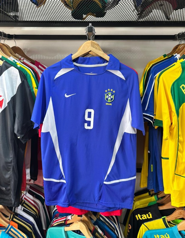 BRASIL 2002 II UNIFORME RONALDO 9 