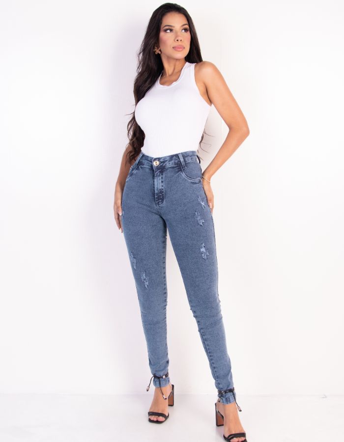 Calça Marmorizada puido