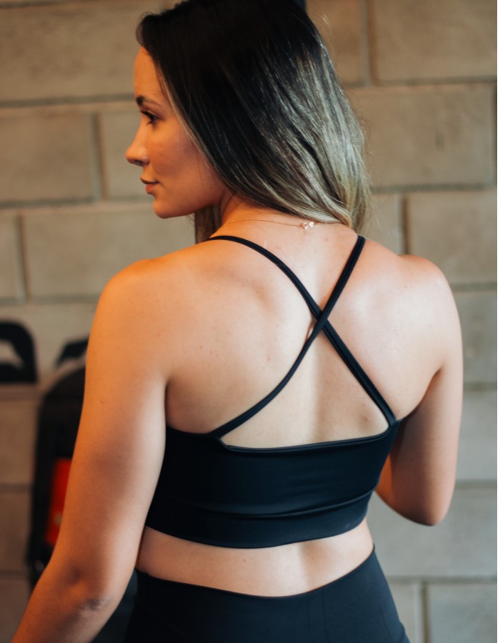 TOP POLIAMIDA CRUZADO GRAMATURA 300