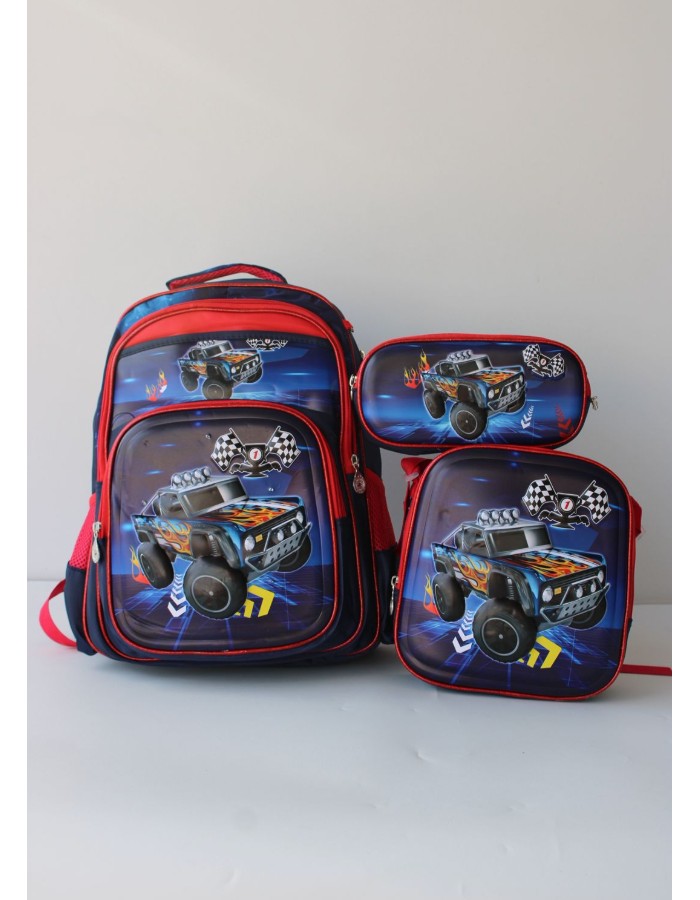 Kit mochila escolar com led