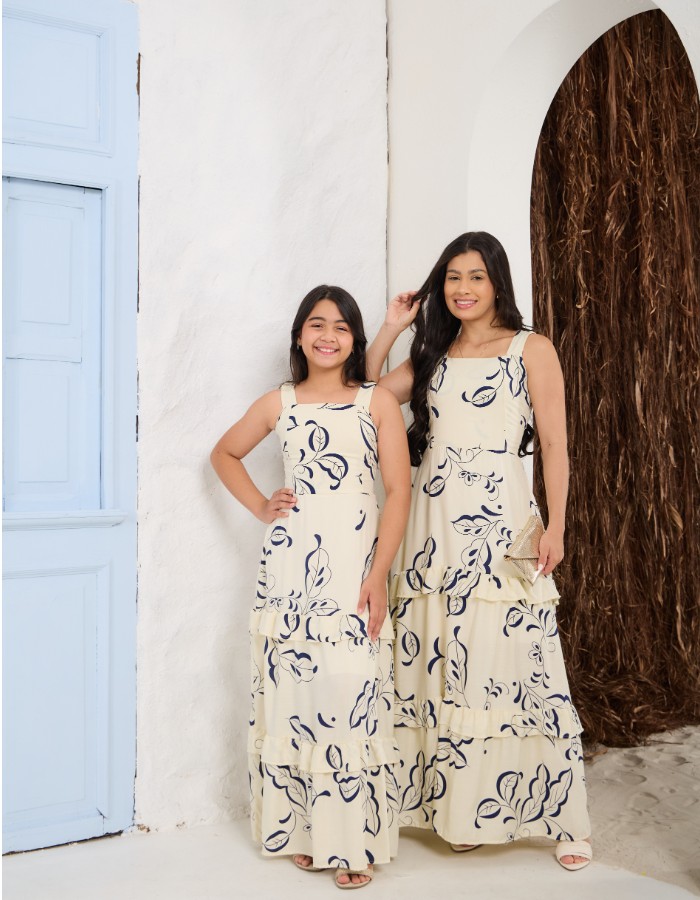 VESTIDO LONGO LASTEX NAS COSTAS